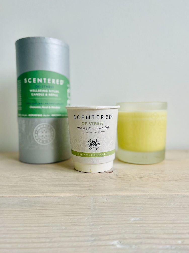 Scentered Candles Review Vegan Refillable De Stress