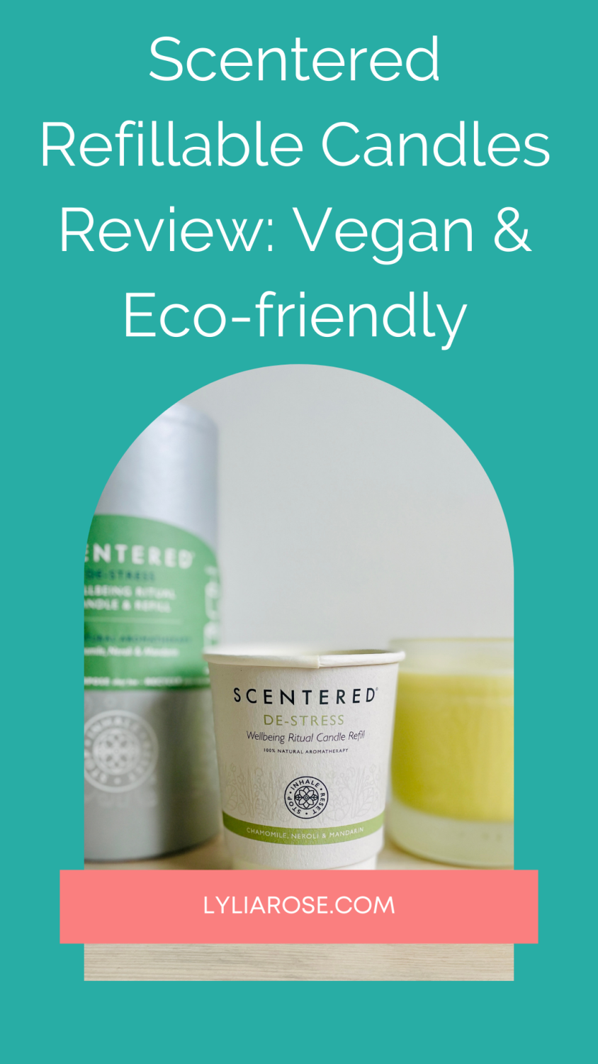 Scentered Candles Review Vegan Refillable De Stress