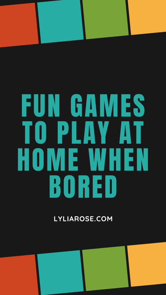 Fun Games to Play When Bored