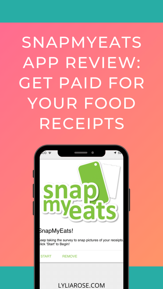 SnapMyEats review earn Amazon gift cards with your food receipts