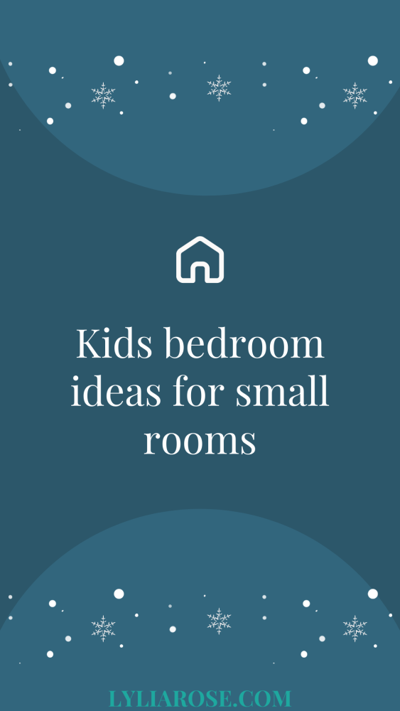 Kids bedroom ideas for small rooms