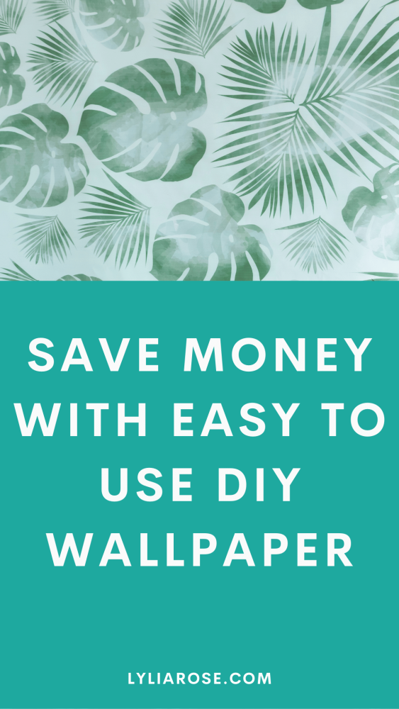 Save money with easy to use DIY wallpaper
