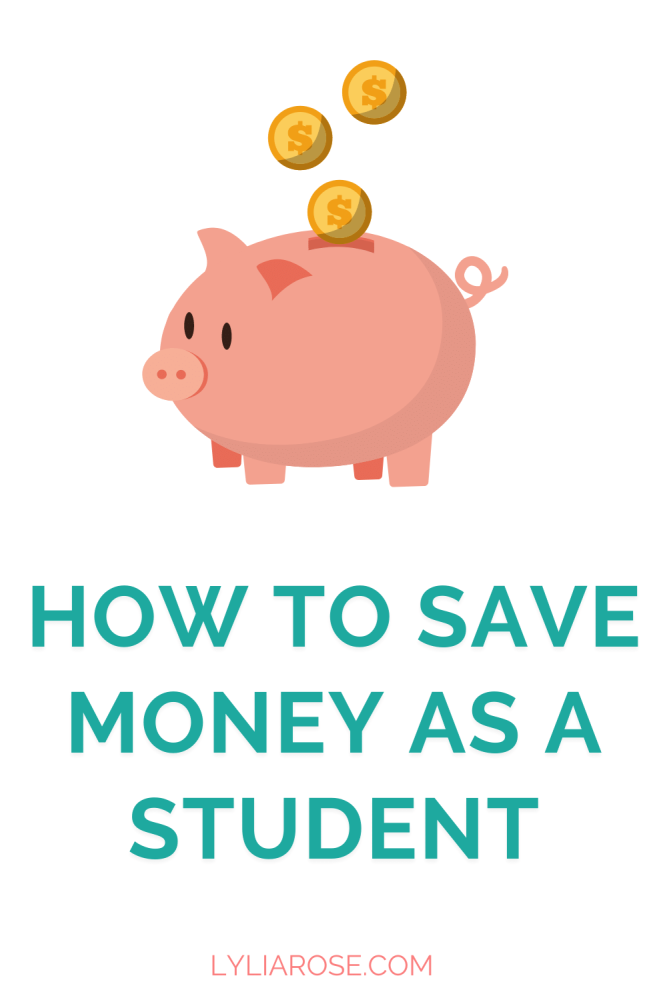 How to save money as a student