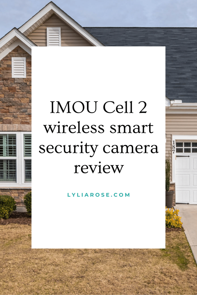 IMOU Cell 2 wireless smart security camera review