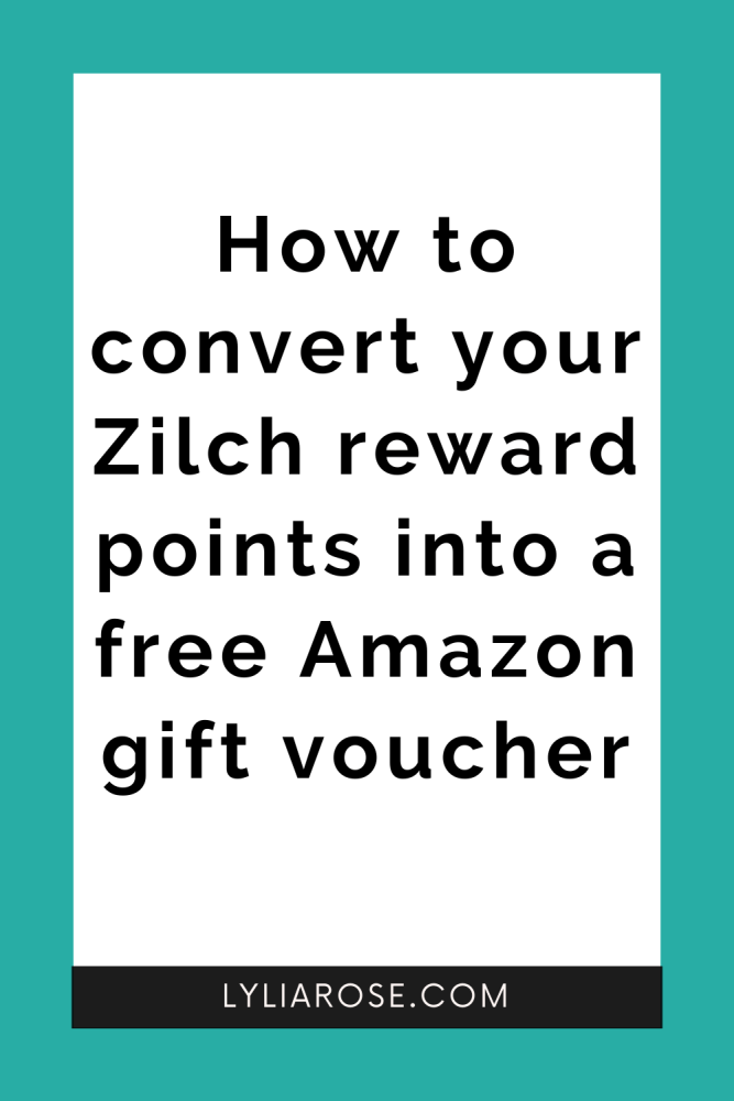 How to convert your Zilch reward points into a free Amazon gift voucher