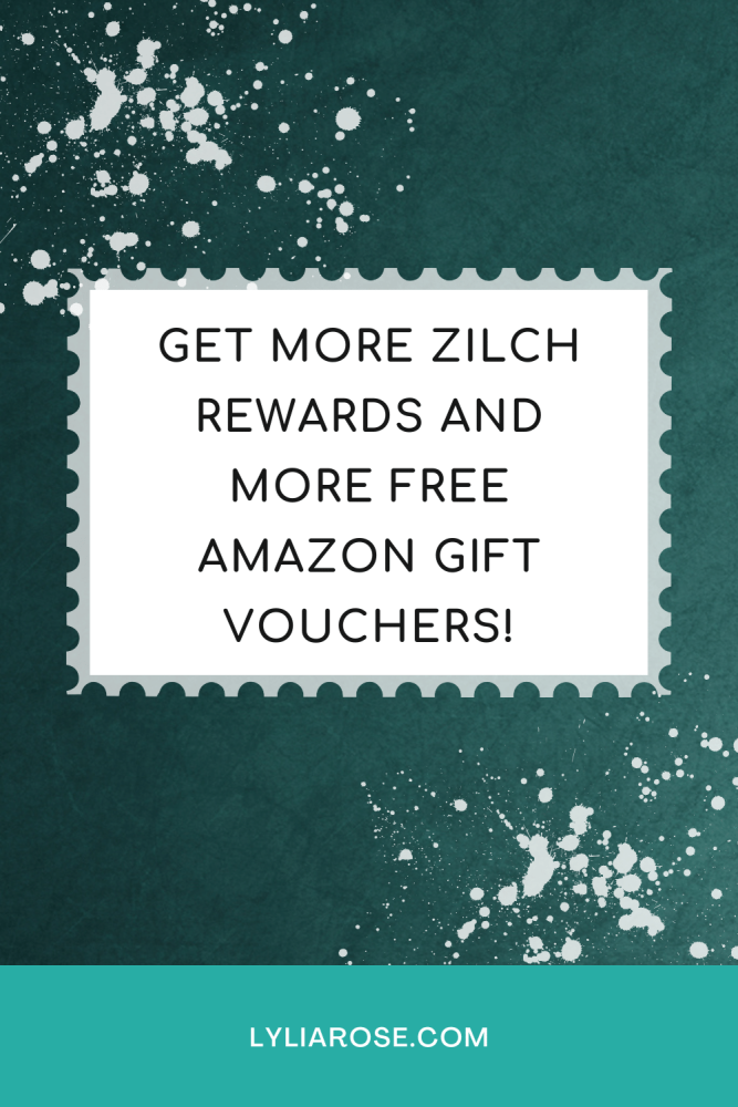 Get more Zilch rewards and more free Amazon gift vouchers!