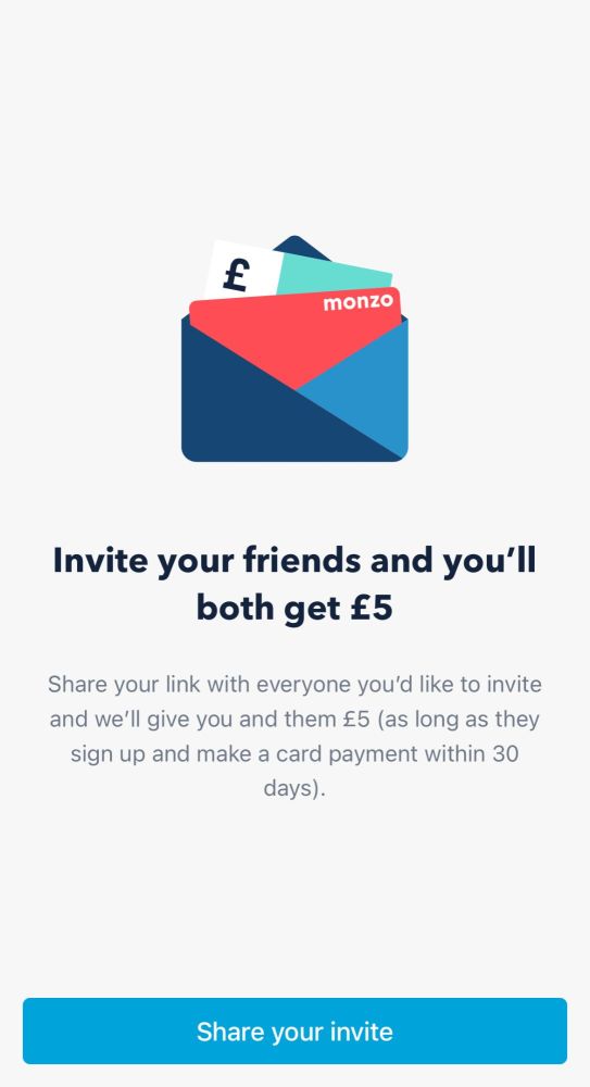 Monzo free money with my referral code