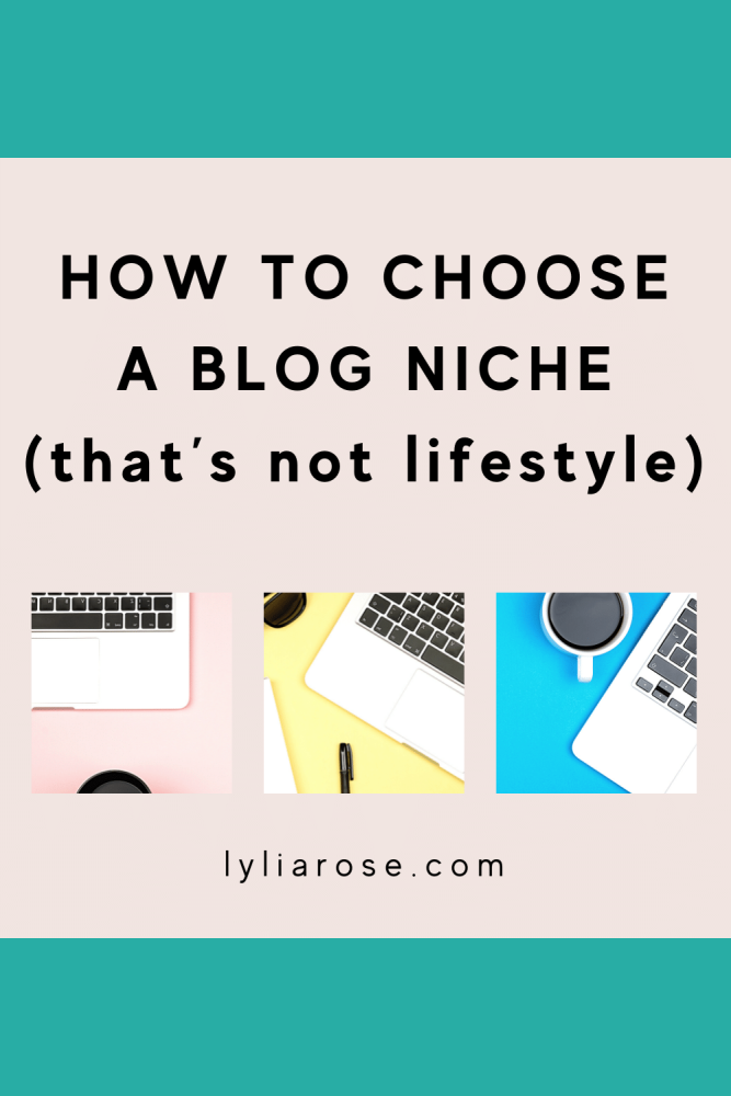 How to choose a blog niche that&rsquo;s not lifestyle