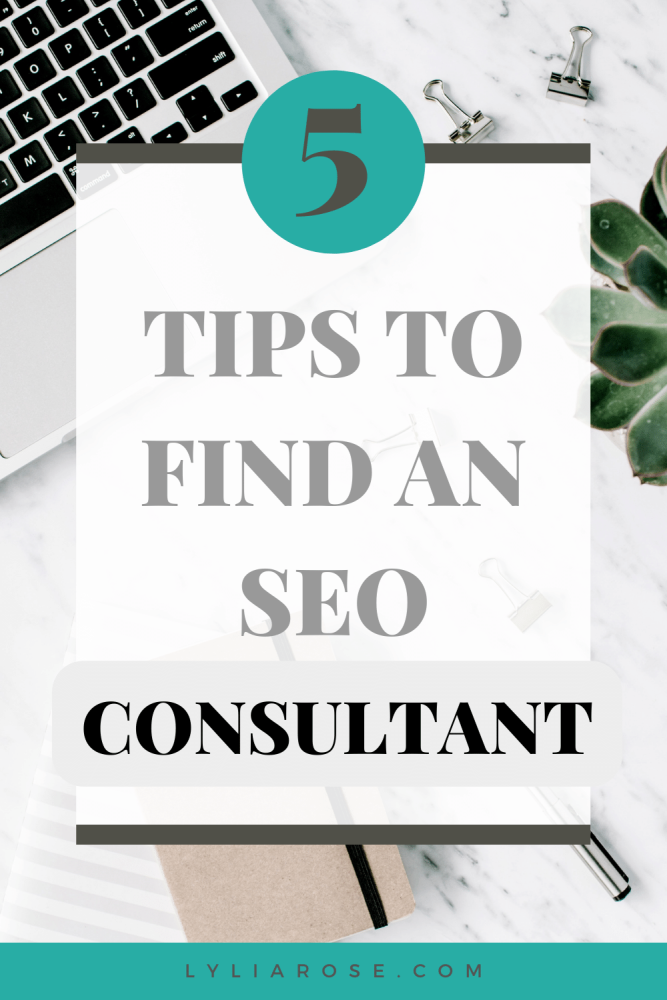 5 Tips to find an SEO CONSULTANT