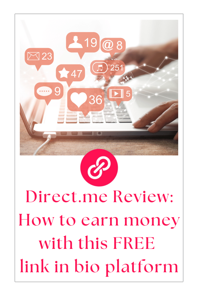 Direct.me Review Earn money with this free link in bio platform