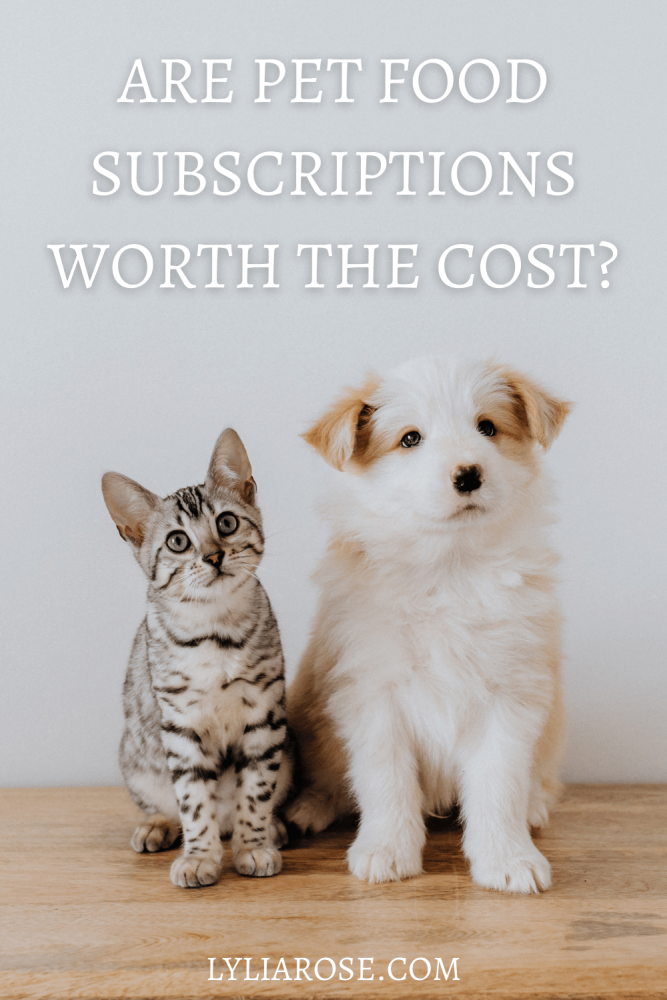 are pet food subscriptions worth the cost