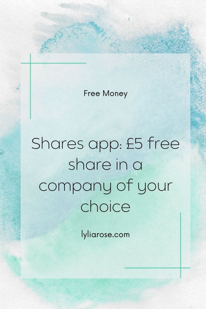 Shares app &pound;20 free share in a company of your choice