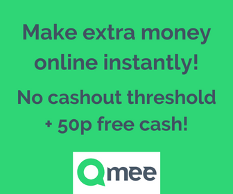Qmee review make extra money online + 50p free cash