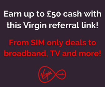 Virgin referral &pound;50 cash
