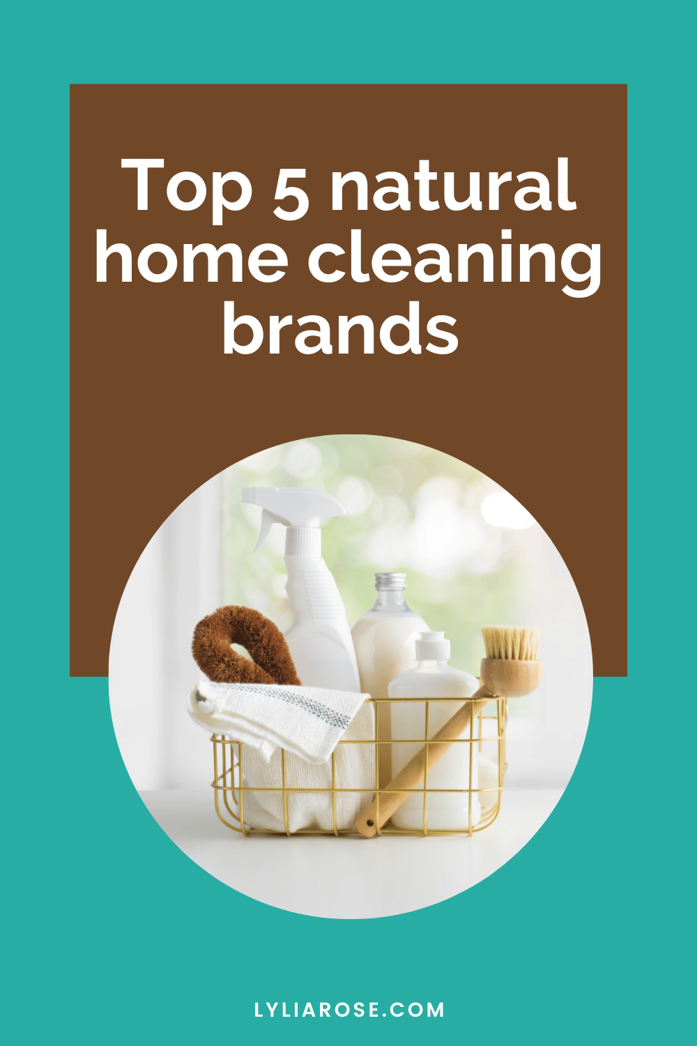 My Top 5 Natural Home Cleaning Brands