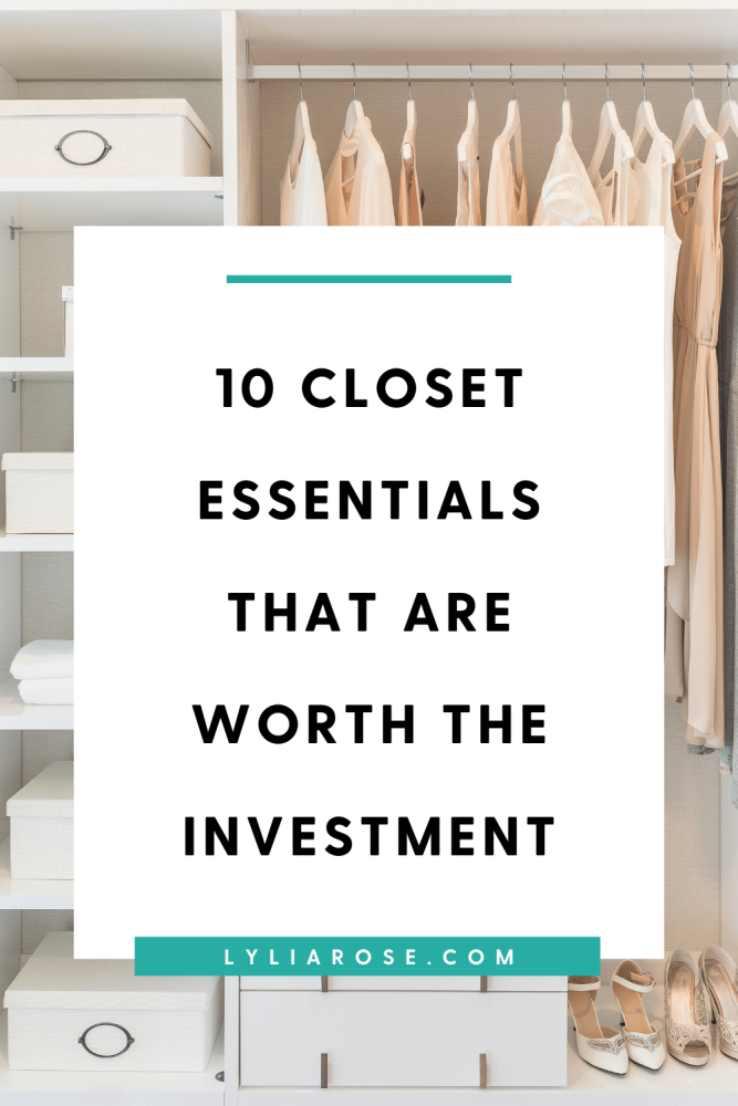 10 closet essentials that are worth the investment