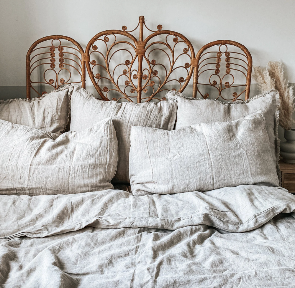 Boho bedding set linen