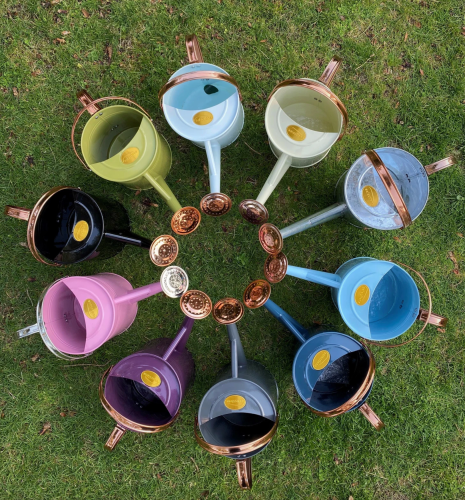 metal watering cans