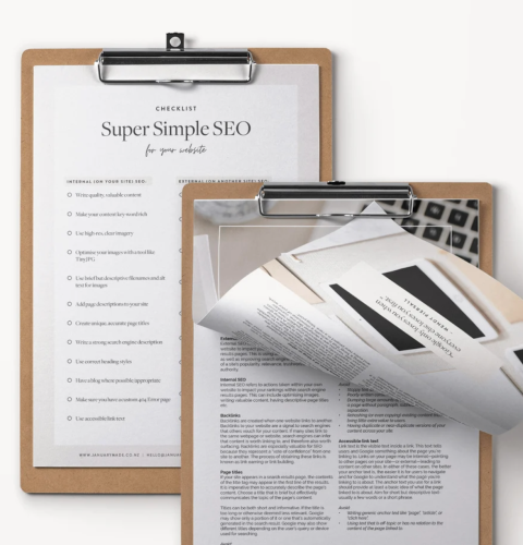 super simple seo checklist