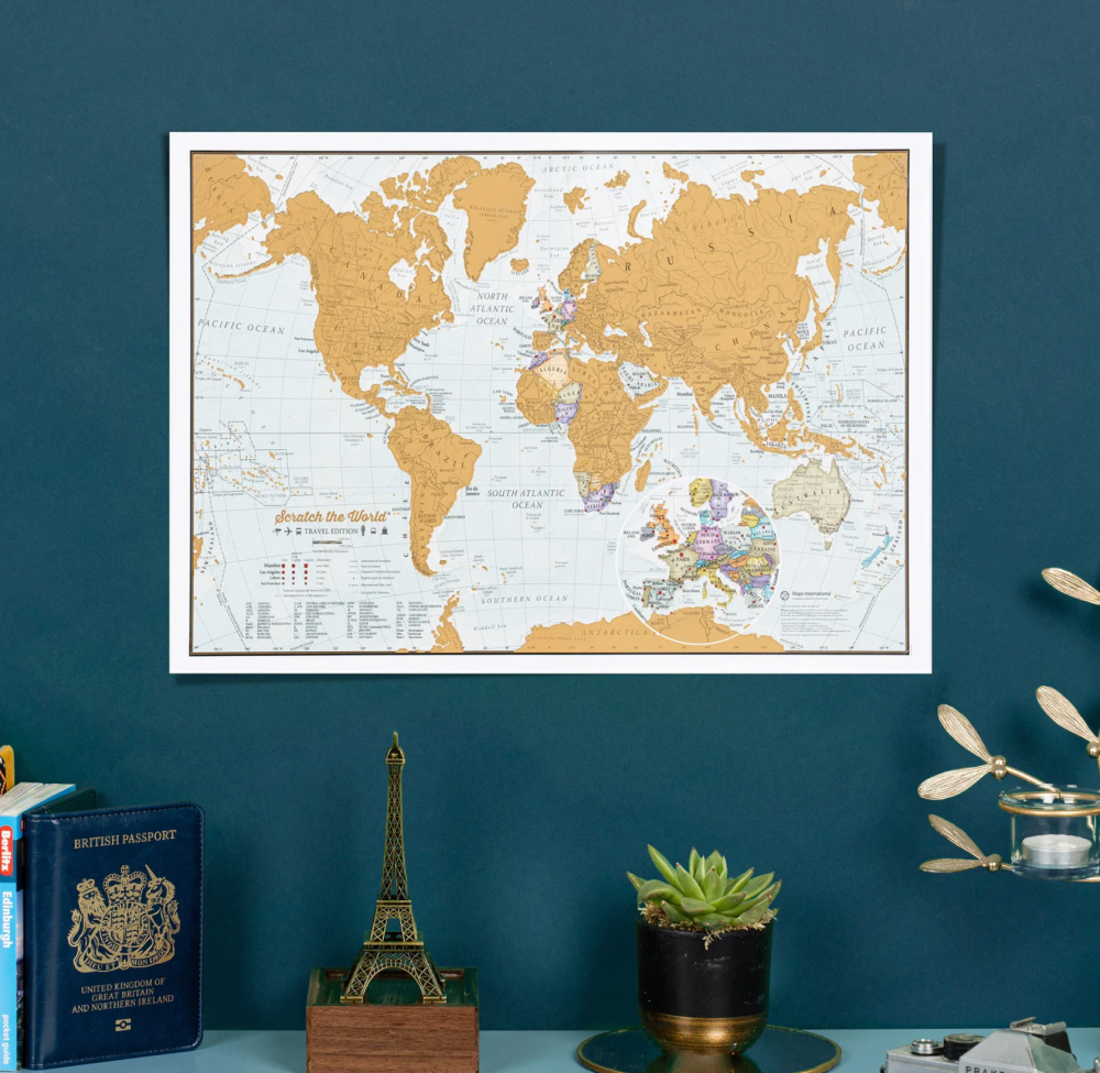 personalised scratch the map