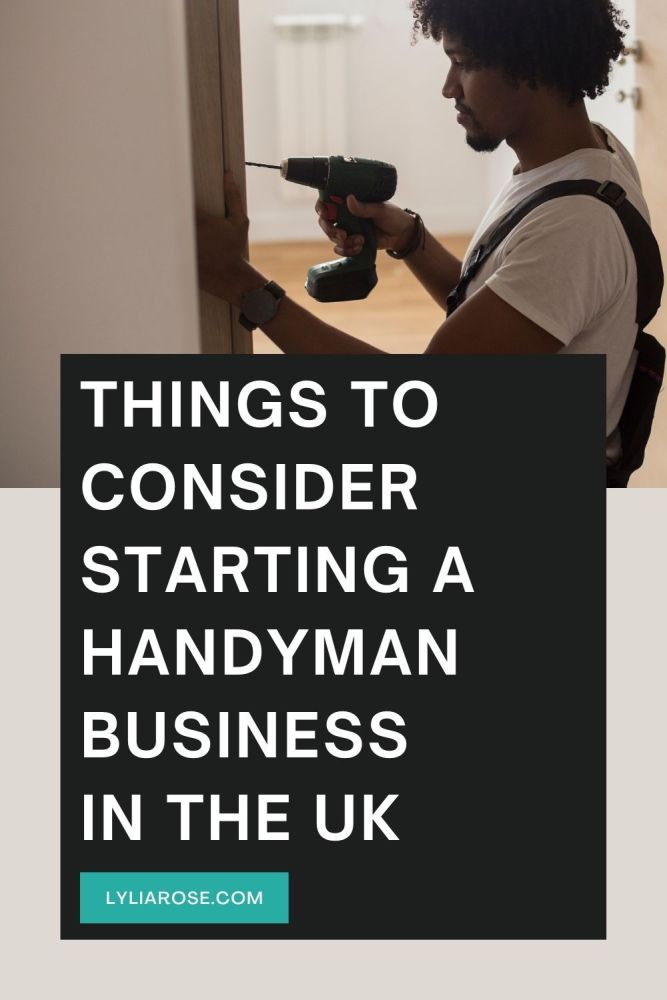 Things to consider starting a handyman business in the UK
