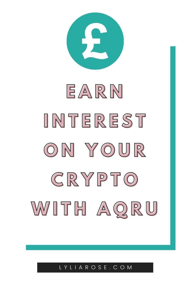 Earn interest on your crypto with AQRU