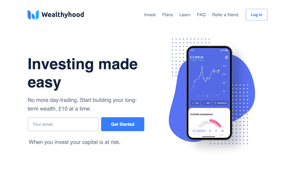 Wealthyhood free ETF share worth up to &pound;200