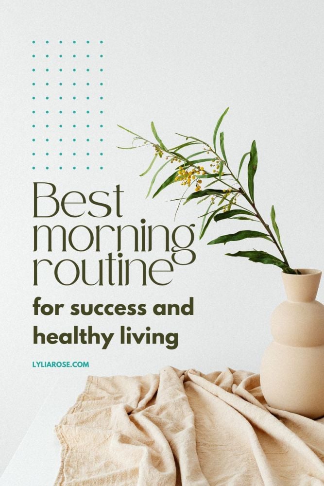 BEST MORNING ROUTINE for success and healthy living