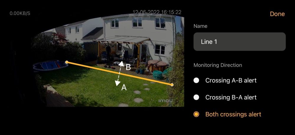 IMOU Knight cross line detection