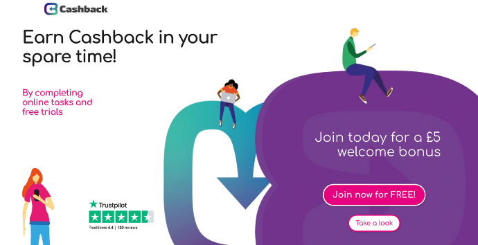 cashback.co.uk welcome bonus