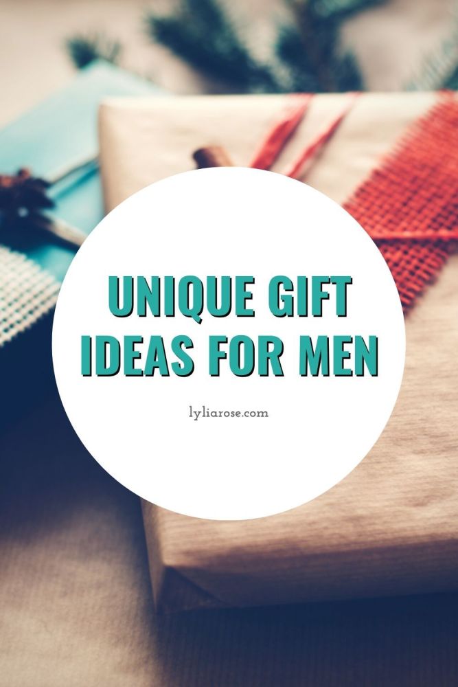Unique gift ideas for men