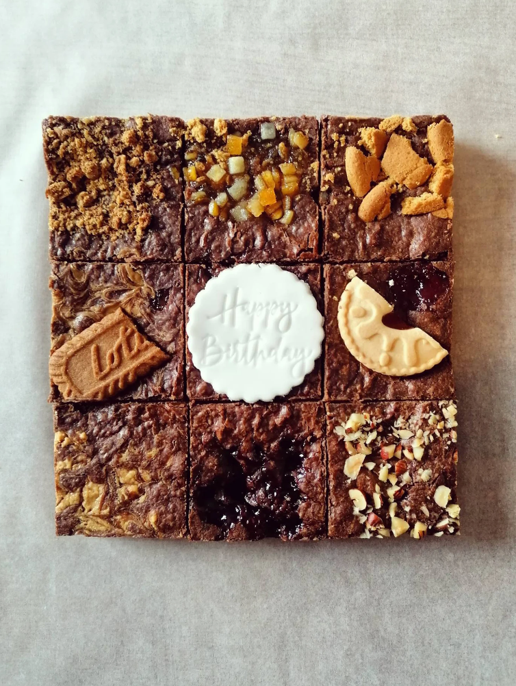 vegan brownie box