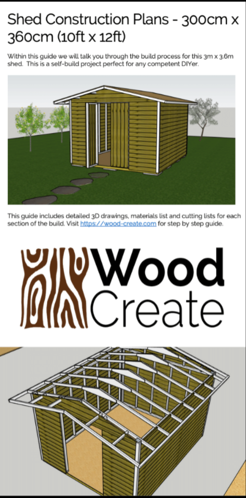 downloadable shed plans