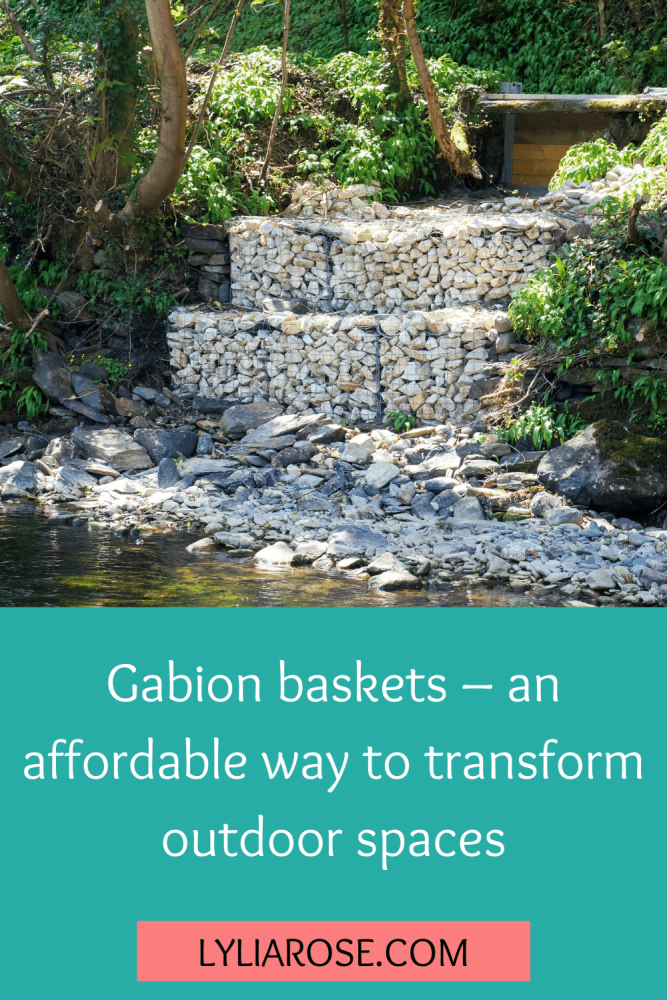 Gabion baskets &ndash; an affordable way to transform outdoor spaces