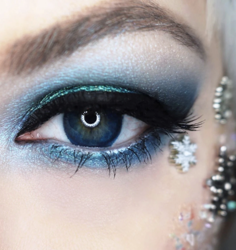 ice queen makeup