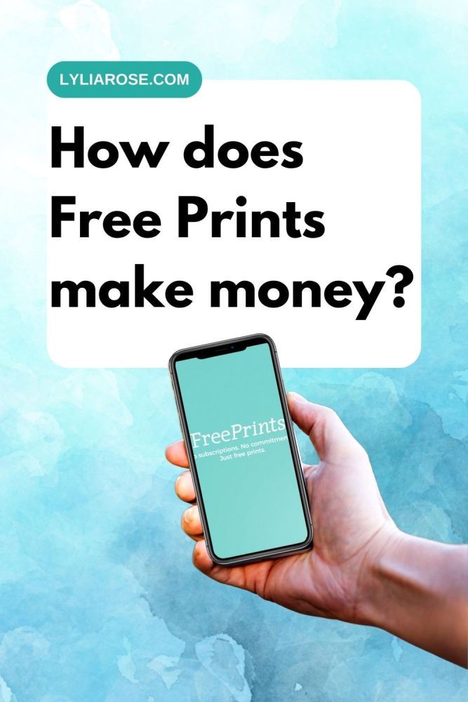 How does Free Prints make money0