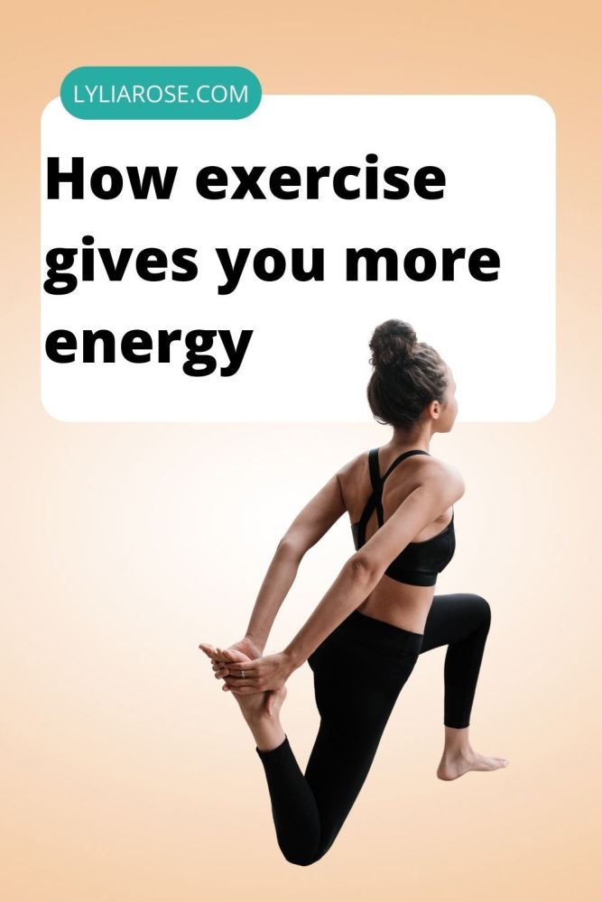How exercise gives you more energy