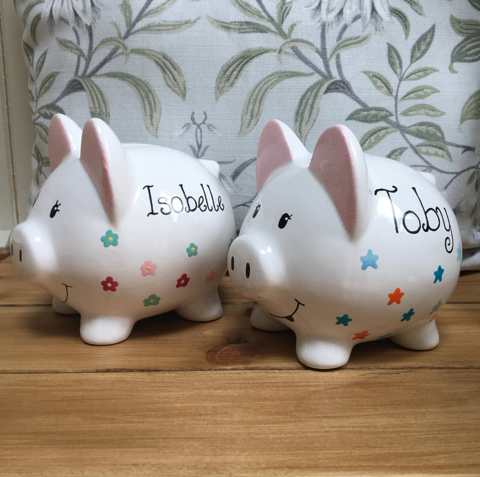 personalised piggy banks