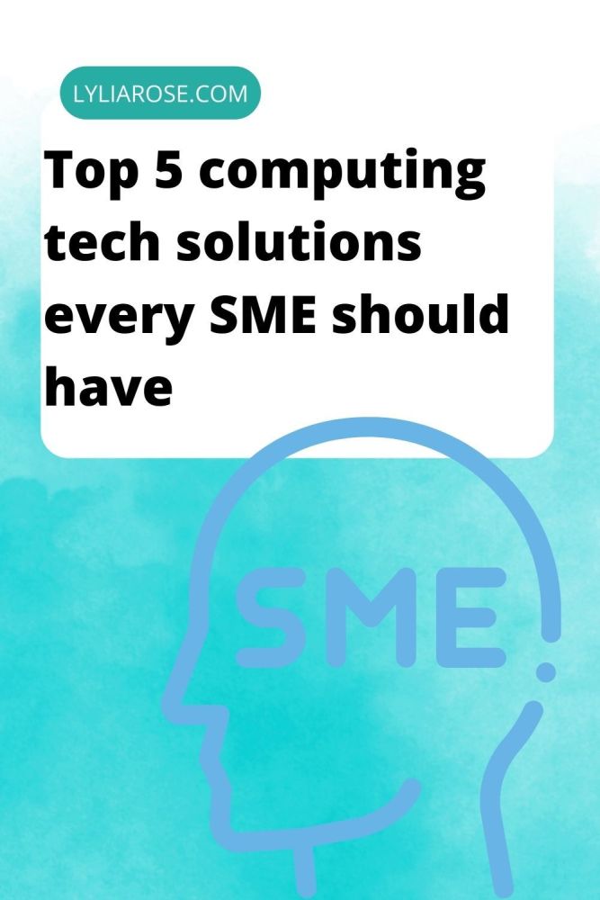 Top 5 computing tech solutions every SME should have