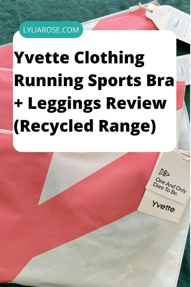 Yvette Clothing Running Sports Bra + Leggings Review (Recycled Range)