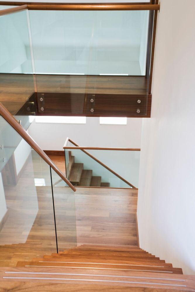 glass banister