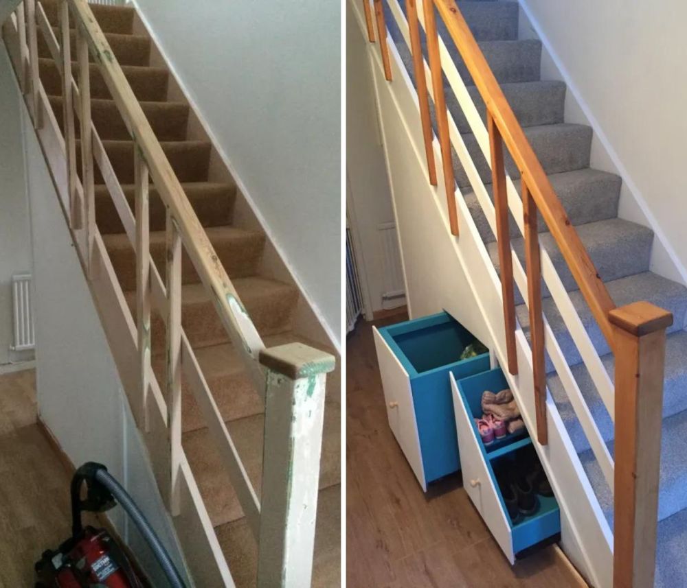 70s staircase makeover on a budget ba