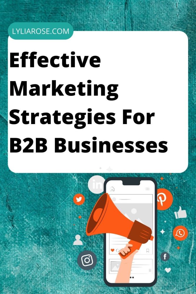 Effective Marketing Strategies For B2B Businesses