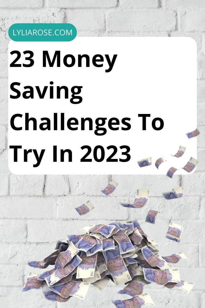 23 Money Saving Challenges To Try In 2023