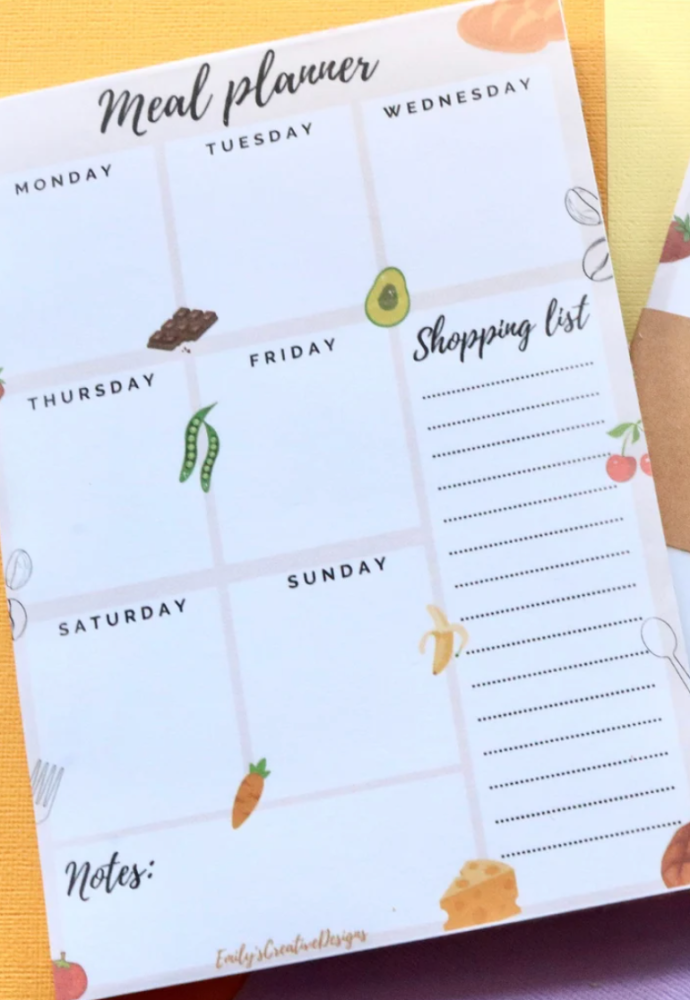 meal planner notebook