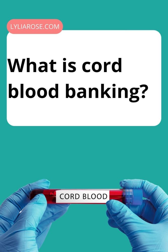 what is cord blood banking
