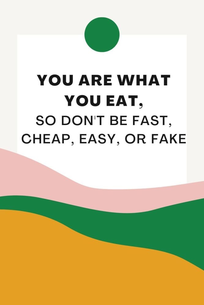 healthy eating quote