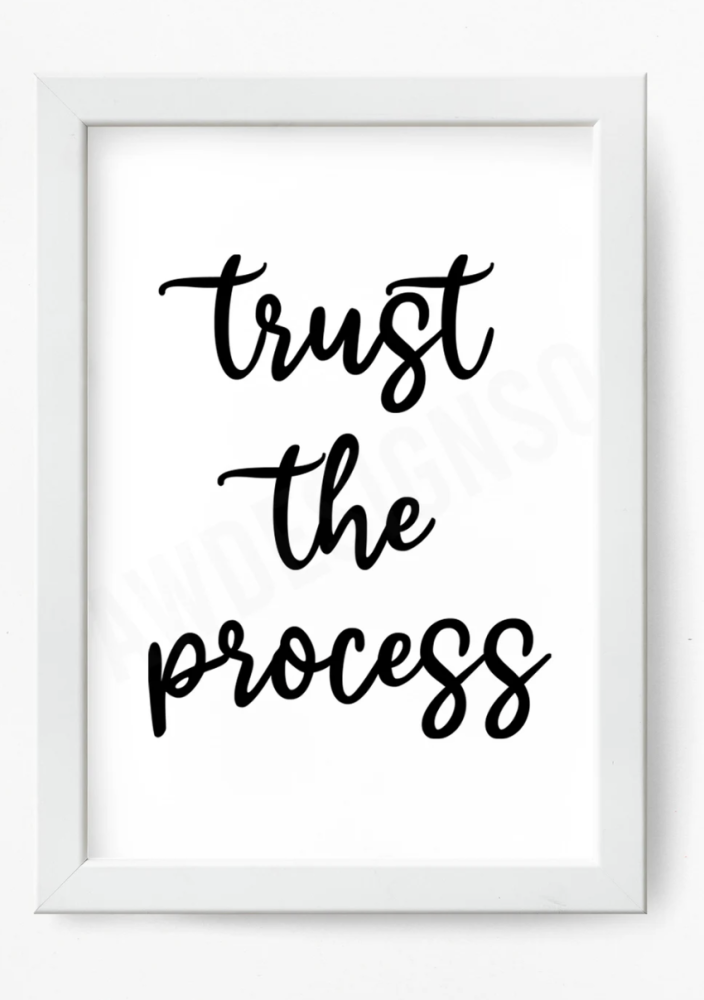 trust the process printable