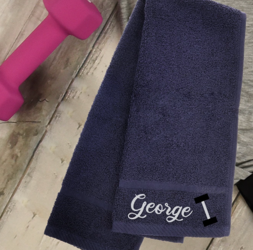 personalised gym towel