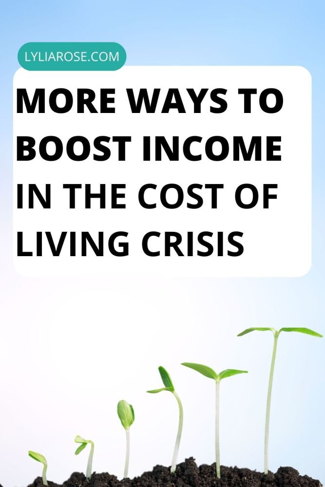 Exploring more ways to boost income in the cost of living crisis